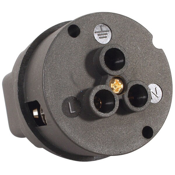Main product image for Wattgate 350i AU HC Black Audio Grade IEC Connector 110-448